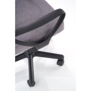 Scaun birou pentru copii cu plasa textila, hm timmy, ergonomic, inaltime reglabila, structura polipropilena, rotativ, 120 kg, gri drm4465