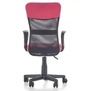 Scaun birou pentru copii cu plasa textila, hm timmy, ergonomic, inaltime reglabila, structura polipropilena, rotire 360 ˚, 120 kg, roz drm4466