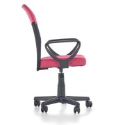 Scaun birou pentru copii cu plasa textila, hm timmy, ergonomic, inaltime reglabila, structura polipropilena, rotire 360 ˚, 120 kg, roz drm4466