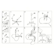 Scaun birou copii sl g2, ergonomic, stofa, inaltime reglabila, cadru polipropilena, 60 kg, rosu/negru drm4186