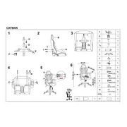 Scaun directorial gaming hm cayman, mecanism de balans, suport lombar, perne reglabile, cadru polipropilena, 120 kg, gri/turcoaz drm4687
