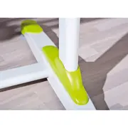 Birou ergonomic pentru copii hm collorido, inaltime reglabila, unghi inclinare ajustabil, cadru metalic, mdf, 100x66x69-84 cm, alb drm2316