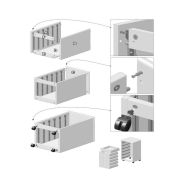 Dulapior cu sertare hm beppo drm2322