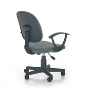 Scaun birou copii hm darian bis, ergonomic, cadru polipropilena, stofa, inaltime ajustabila, 80 kg, gri drm2751