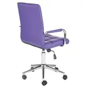 Scaun birou copii hm gonzo 2, ergonomic, piele ecologica, inaltime ajustabila, mecanism balansare, 90 kg, mov drm2238