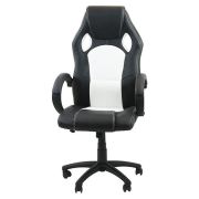 Scaun birou off 309, gaming, piele ecologica, polipropilena, mecanism de balans, 110 kg drm1626