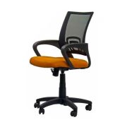 Scaun birou copii ergonomic off 619, mesh, baza cromata, inaltime reglabila, 80 kg drm1563