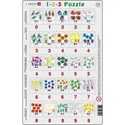Set 12 Puzzle-uri 1-2-3, 25 Piese Larsen LRP46 BBJLRP46_Initiala