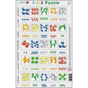 Set 12 Puzzle-uri 1-2-3, 25 Piese Larsen LRP46 BBJLRP46_Initiala