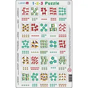 Set 12 Puzzle-uri 1-2-3, 25 Piese Larsen LRP46 BBJLRP46_Initiala