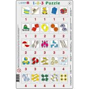 Set 12 Puzzle-uri 1-2-3, 25 Piese Larsen LRP46 BBJLRP46_Initiala