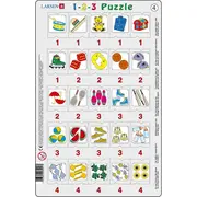 Set 12 Puzzle-uri 1-2-3, 25 Piese Larsen LRP46 BBJLRP46_Initiala