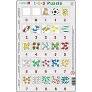 Set 12 Puzzle-uri 1-2-3, 25 Piese Larsen LRP46 BBJLRP46_Initiala
