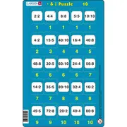 Set 16 Puzzle-uri Inmultire si Impartire, 25 Piese Larsen LRP49 BBJLRP49_Initiala