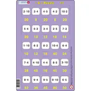 Set 16 Puzzle-uri Inmultire si Impartire, 25 Piese Larsen LRP49 BBJLRP49_Initiala