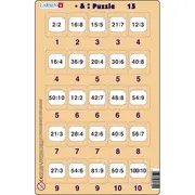 Set 16 Puzzle-uri Inmultire si Impartire, 25 Piese Larsen LRP49 BBJLRP49_Initiala