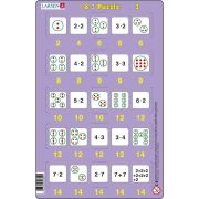 Set 16 Puzzle-uri Inmultire si Impartire, 25 Piese Larsen LRP49 BBJLRP49_Initiala