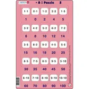 Set 16 Puzzle-uri Inmultire si Impartire, 25 Piese Larsen LRP49 BBJLRP49_Initiala