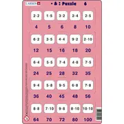 Set 16 Puzzle-uri Inmultire si Impartire, 25 Piese Larsen LRP49 BBJLRP49_Initiala