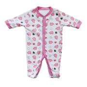 Set 2 bucati salopeta cu maneca lunga Pink Elephant 18-24 luni BBXSB-SLEEP-02-18-24