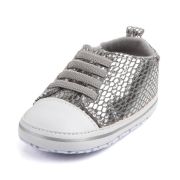 Adidasi argintii bebelusi - Glamour (Marime Disponibila: 9-12 luni) - IRD0788-1-p2.9-12 luni