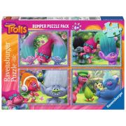 Puzzle Trolls, 4X100 Piese - ARTRVSPC06861