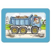 PUZZLE EXCAVATOR, TRACTOR SI BASCULANTA, 3X6 PIESE - ARTRVSPC06573