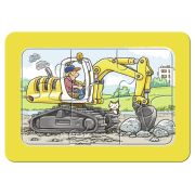 PUZZLE EXCAVATOR, TRACTOR SI BASCULANTA, 3X6 PIESE - ARTRVSPC06573
