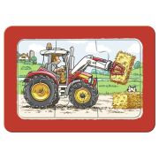 PUZZLE EXCAVATOR, TRACTOR SI BASCULANTA, 3X6 PIESE - ARTRVSPC06573