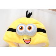 Combinezon albastru cu galben plusat bebelusi (Marime Disponibila: 6-9 luni (Marimea 19 incaltaminte)) MDMini