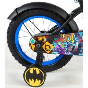 Bicicleta Volare pentru baieti 14 inch cu roti ajutatoare Batman partial montata - SOLVOL81434