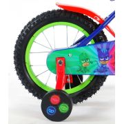Bicicleta Volare pentru baieti 14 inch cu roti ajutatoare partial montata Pj Masks - SOLVOL71463