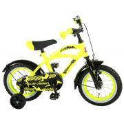 Bicicleta Volare Cruiser pentru baieti 12 inch partial montata Galben - SOLVOL81207