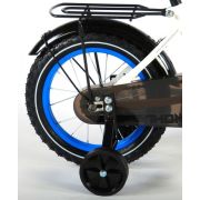 Bicicleta Volare pentru baieti 14 inch partial montata Thombike Alb cu Albastru - SOLVOL91404