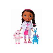DMS Papusa Doctorita Plusica interactiva cu oita si accesorii - BKFGPZ90009
