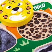 Puzzle senzorial din lemn - safari