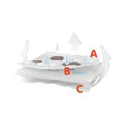 Set promo Saltea cocos spuma poliuretanica Hrisca Komfort Lux 120/60/7.5 cm ERFF05146