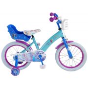 Bicicleta fete Volare Frozen 16 inch cu roti ajutatoare partial montata - SOLVOL51661-CH