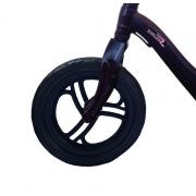 Bicicleta fara pedale 12 inch Neagra foarte usoara 2kg inaltime reglabila roti EVA cadru magneziu - SOLSKMA3