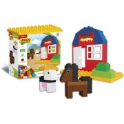 Set constructie Unico Ferma Mica 40 piese - SOLUN8598