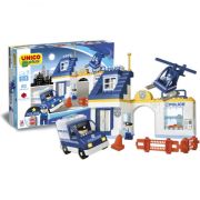 Set constructie Unico Statie de politie 80 piese  - SOLUN8544-0002