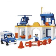 Set constructie Unico Statie de politie 80 piese  - SOLUN8544-0002