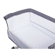 Lionelo - Patut co-sleeper Theo Dark 2 in 1, 90x50 cm, Gri BYNLO-THEO_Dark_Grey