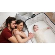 Lionelo - Patut co-sleeper Timon Pliabil, 3 in 1 din Aluminiu, 90x50 cm, Gri BYNLO-TIMON