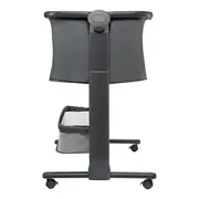 Lionelo - Patut co-sleeper Timon Pliabil, 3 in 1 din Aluminiu, 90x50 cm, Gri BYNLO-TIMON