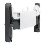Lionelo - Patut co-sleeper Timon Pliabil, 3 in 1 din Aluminiu, 90x50 cm, Gri BYNLO-TIMON