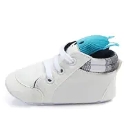 Adidasi bebelusi albi - Ursulet (Marime Disponibila: 6-9 luni) - IRD0767-1-p2.6-9 luni