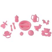 Papusa simba steffi love baby walk 29 cm roz cu carucior si accesorii hubs105733067-roz