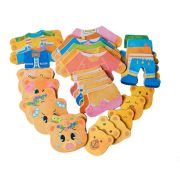 Set magnetic - imbraca ursuletii (36 piese)
