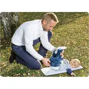 Geanta organizator cu aleza pentru schimbat scutecul bebelusului Reer Clip&Go Vario 84072